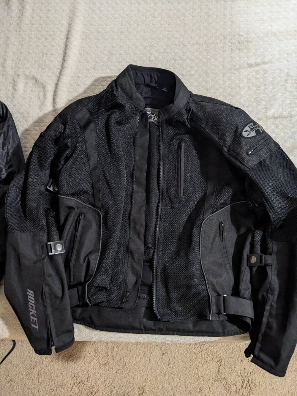 Joe Rocket Motorcycle Jacket - Analog Mesh - Medium - Black